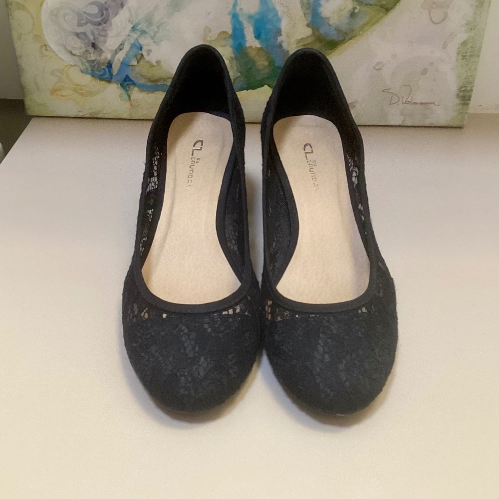 C L Laundry  evening shoes size 10
